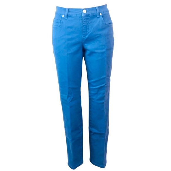 Gloria Vanderbilt Denim - Gloria Vanderbilt Vibrant Blue Straight Leg Jeans